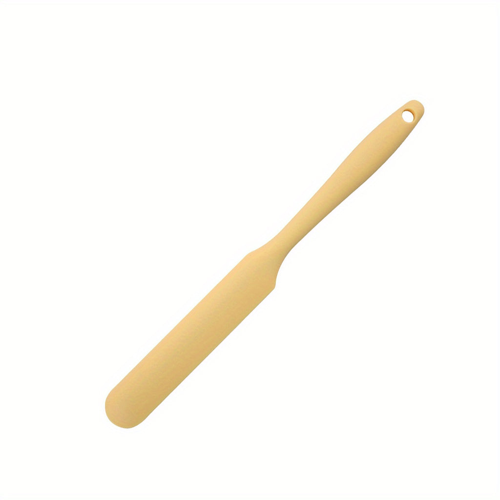 1pc, Silicone Jar Spatula, Non-Stick Icing Spatula, Food Grade Silicone, Heat Resistant, Baking Tools, Kitchen Gadgets, Kitchen Accessories