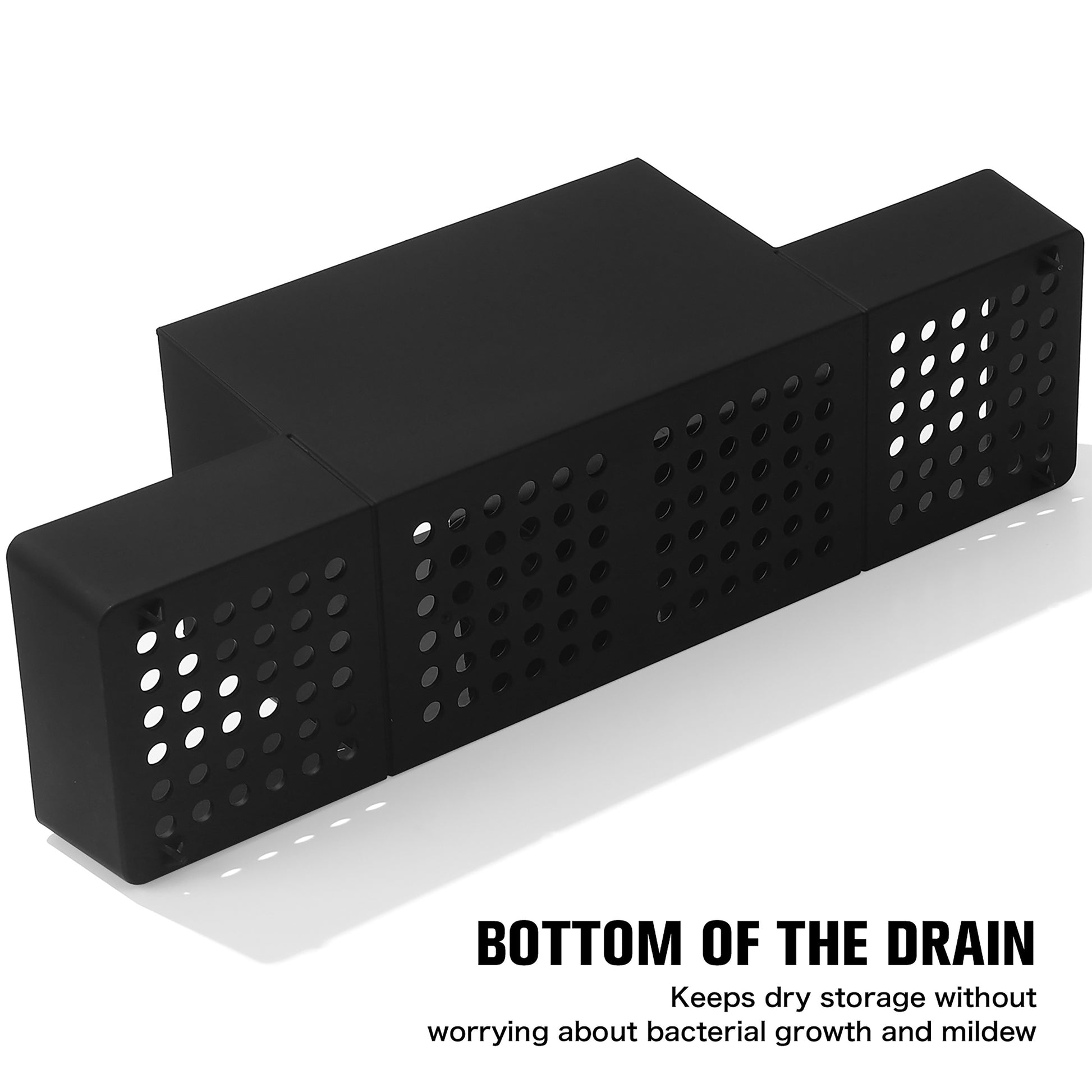 1 Set Black Double Soap Dispenser with Sponge Holder And Dish Brush for Kitchen Sink Countertop, Freestanding Plastic, Phthalate-Free, No Electricity Needed