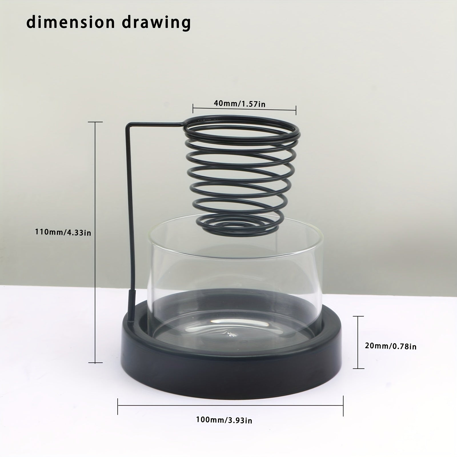 1pc Thick Base Metal Sage Incense Burner with Anti-Slip Pads