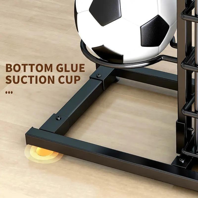 Hat Racks Ball Storage Rack Multi-Layer Basketball Organizer Rack