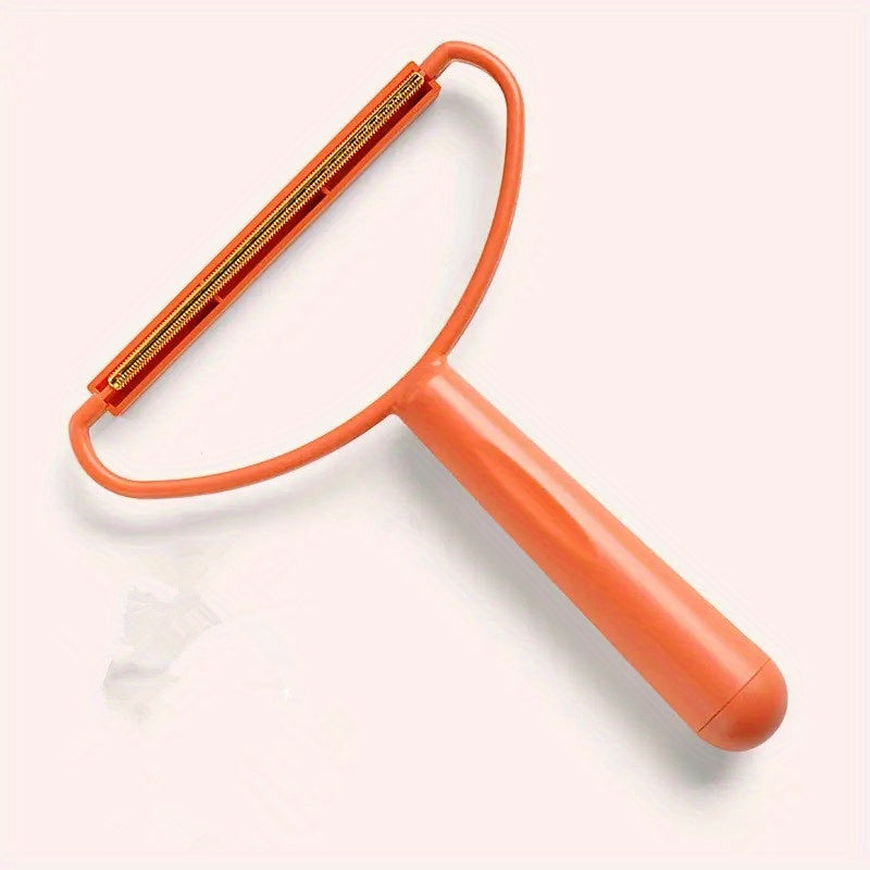 No Electricity Needed Manual Lint Remover - Hard Firmness Reusable Trimmer for Coats, Sweaters, Carpet, Bedding, Pet Supplies - Plastic Handle, Attachment Included