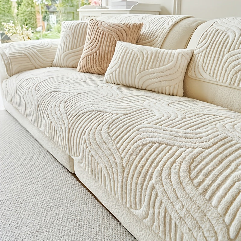Luxurious Plush Non-Slip Sofa Mat