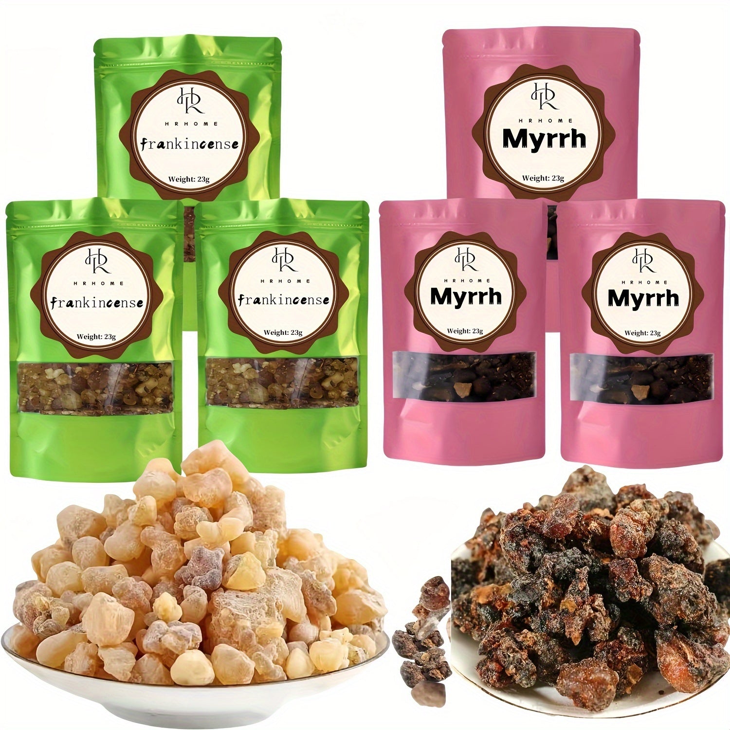 Advanced Somalia Frankincense Resin-Natural Herbal Combination Pack- from Harry Luakchulang|Church Incense|Ruban|for Air Purification, Mental Health, Meditation, Crystal Purification Incense, Suitable for DIY Home Decoration and Spiritual Purification, Pe