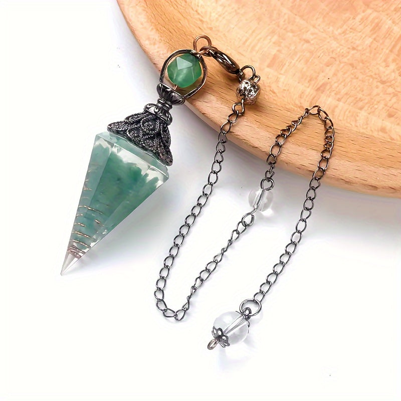 Hexagonal Pendulum Necklace for Balance & Divination - Ideal Gift Choice, DIY Crafts, Jewelry Patterns, DIY Jewelry Crafting Accessories