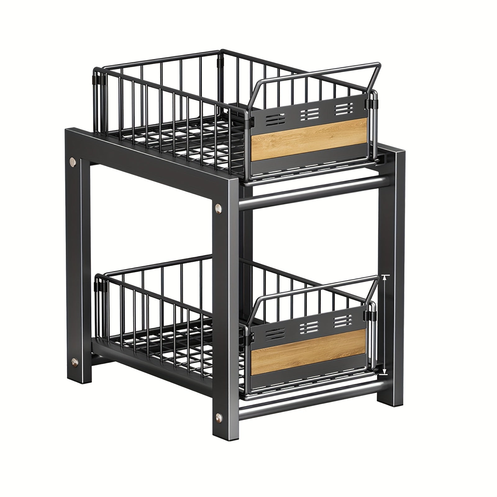 2 Tier Basket Drawer Organizer