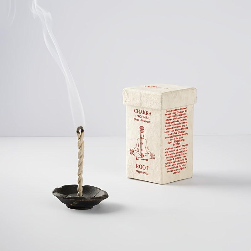 1pc of Nepalese seven chakra rope incense sticks, about 35pcs per pack