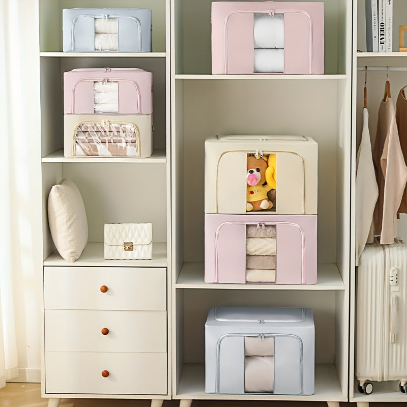 HEART LEAF Foldable Storage Box with Clear Window