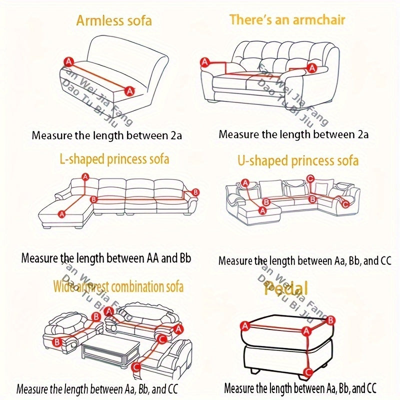 Bohemian Style Chenille Sofa Throw Covers