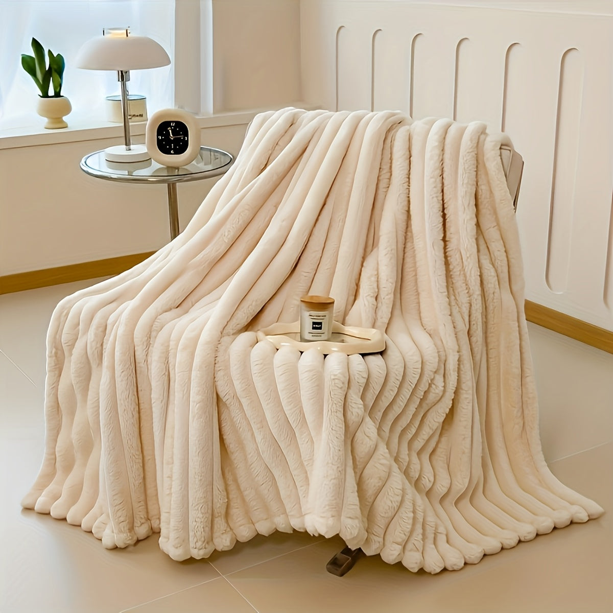 Ultra-Soft Double Luxurious Sofa Blanket