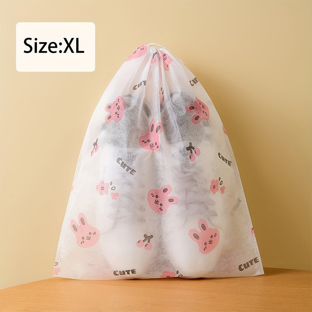 [10pcs Dustproof Shoe Storage] 10pcs Set Hanging Shoe Storage Bags - Stylish, Dustproof & Moisture-Resistant Organizer for Small to Large Shoes, Perfect for Home & Kitchen, Hanging Shoe Organizers