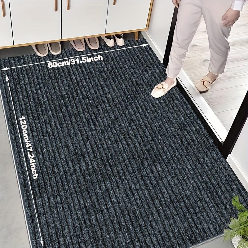 Entryway Mat, Dog Door Mat Indoor Door Mat for Entrance, Non Slip Absorbent Low Profile Front Doormat, Rubber Backing Indoor Outdoor Entrance, Trapping Welcome Mats, Dog Door Mat for Muddy Paws Absorbs Moisture, Washable Mat, Quick Dry mat