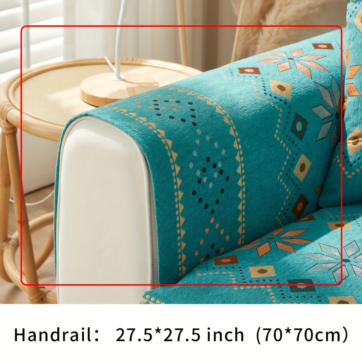 [Non-slip Sofa Cover] 1pc Non-slip Chenille Sofa Slipcover - Couch Cover, Four Seasons Universal Furniture Protector For Bedroom Office Living Room Home Decor