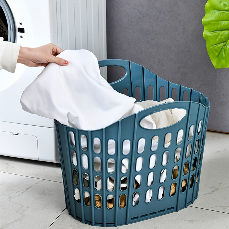 Home Space-Saving Foldable Laundry Basket, Large Capacity Clothes and Plush Toy Storage Bin, Laundry Baskets