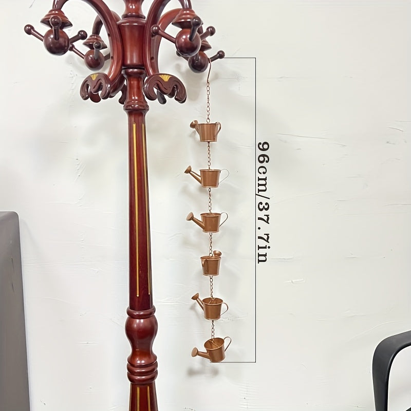 Metal Wind Chimes - Charming Butterfly Rain Chain Garden Art, Indoor/Outdoor Decorative Iron Crafts