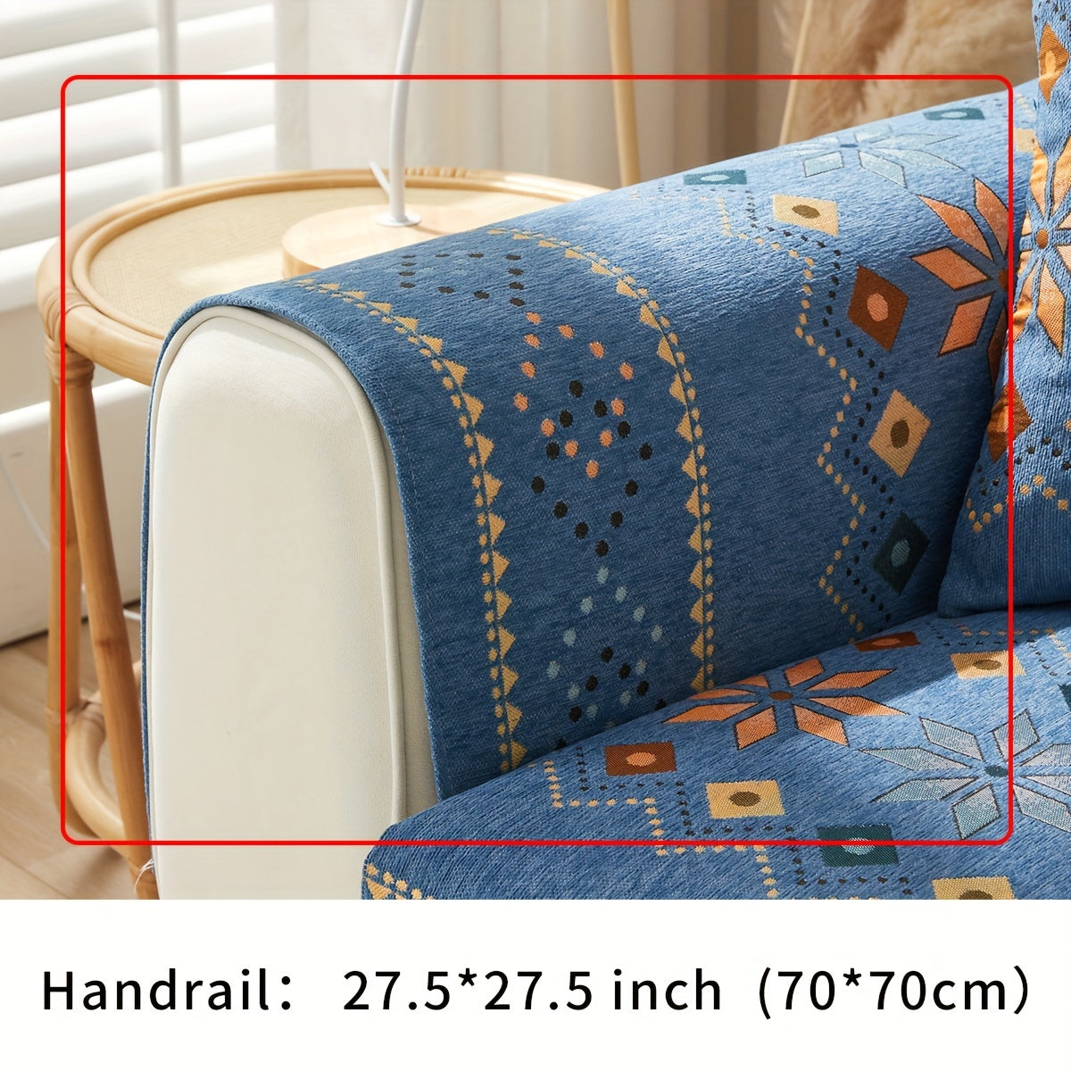 [Non-slip Sofa Cover] 1pc Non-slip Chenille Sofa Slipcover - Couch Cover, Four Seasons Universal Furniture Protector For Bedroom Office Living Room Home Decor