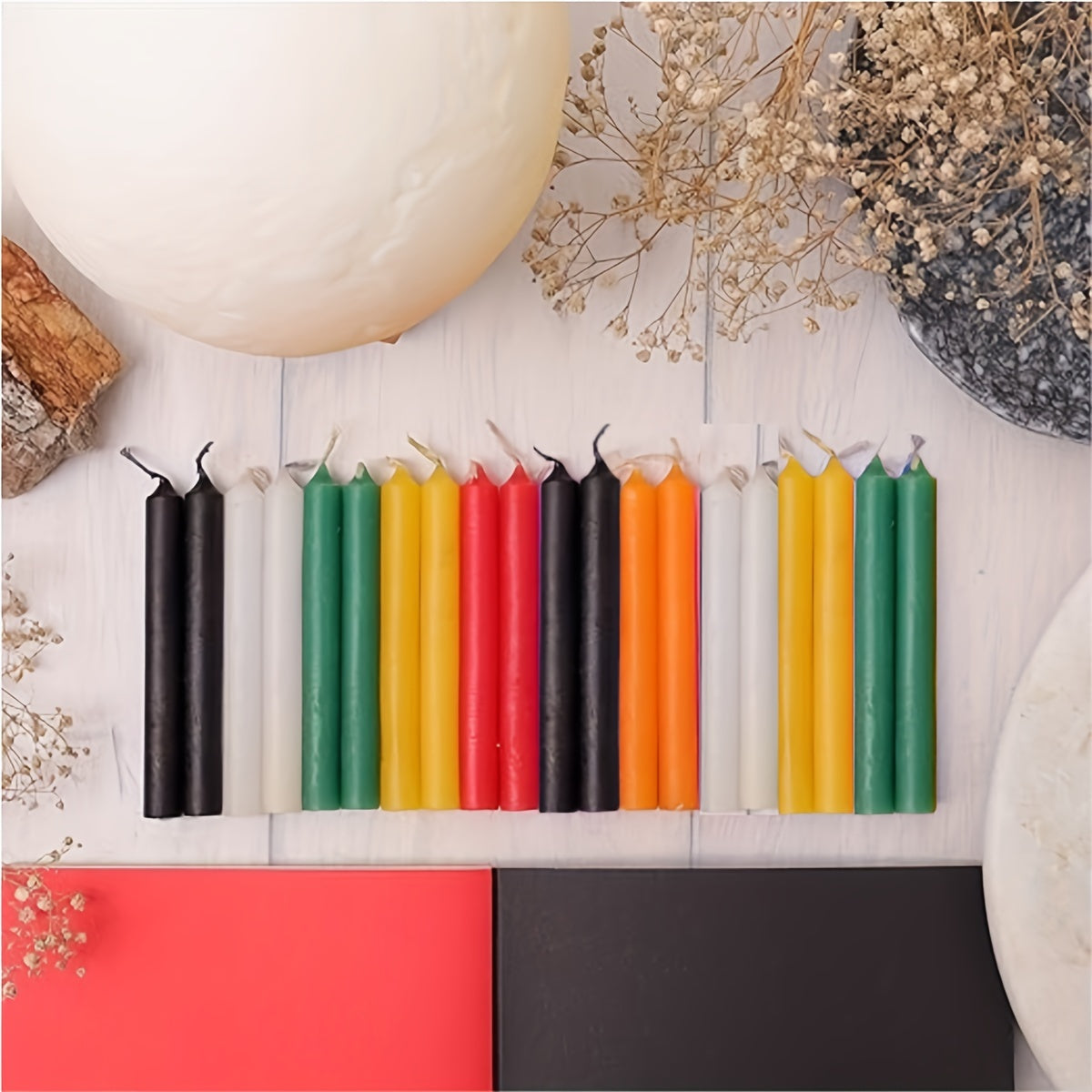 10pcs/30pcs Spell Bell Candles - Premium Mini Cone Candles for Ritual, Prayer, Birthday, Meditation, Altar, Spell, Bell Candles -4 inches High (Multi Color)