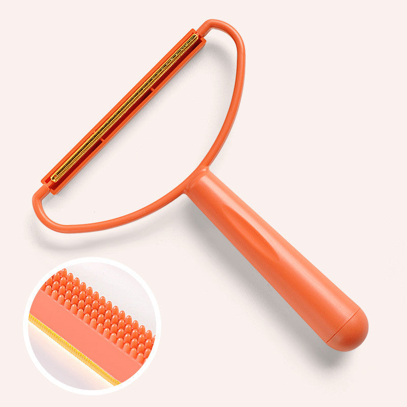 No Electricity Needed Manual Lint Remover - Hard Firmness Reusable Trimmer for Coats, Sweaters, Carpet, Bedding, Pet Supplies - Plastic Handle, Attachment Included
