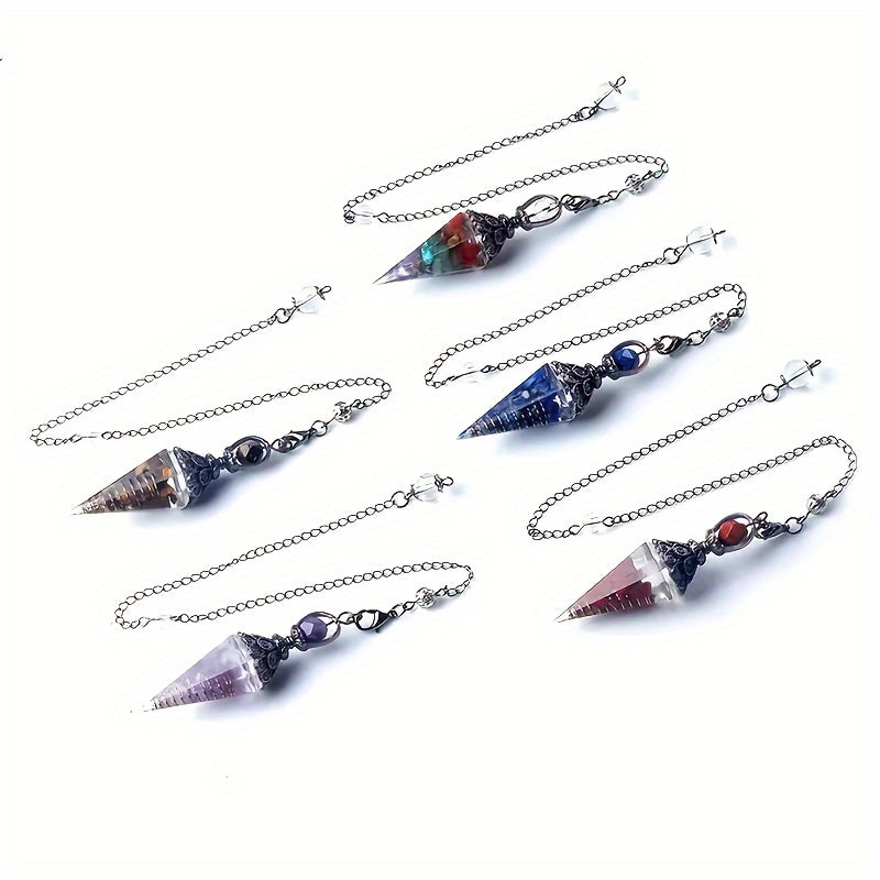 Hexagonal Pendulum Necklace for Balance & Divination - Ideal Gift Choice, DIY Crafts, Jewelry Patterns, DIY Jewelry Crafting Accessories