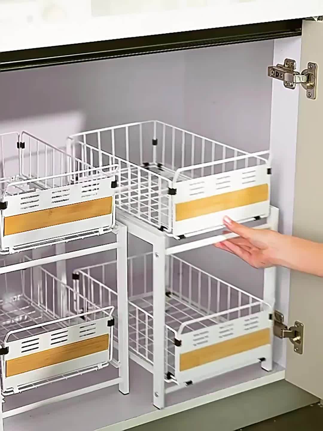2 Tier Basket Drawer Organizer