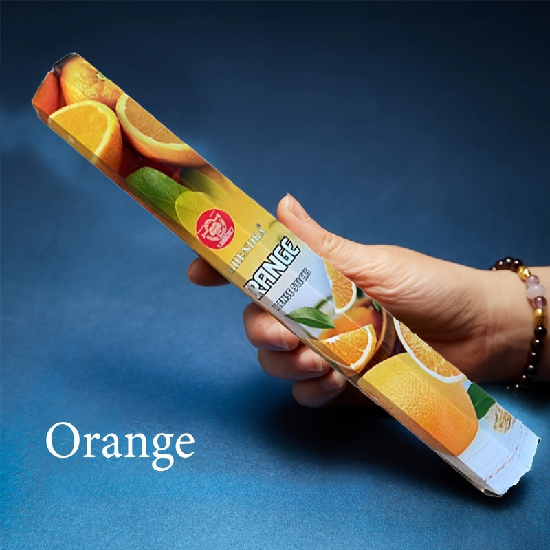 20 sticks/box - 35 scents to choose from, including incense, rose, jasmine, osmanthus and amber. These incense sticks are perfect for air purification in living rooms, bedrooms, and hotels, and are also suitable for offices and entertainment venues to rel