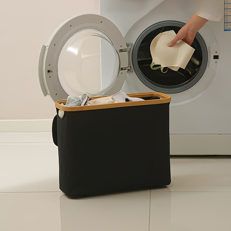 1pc Modern Bamboo Toilet Paper Storage Basket