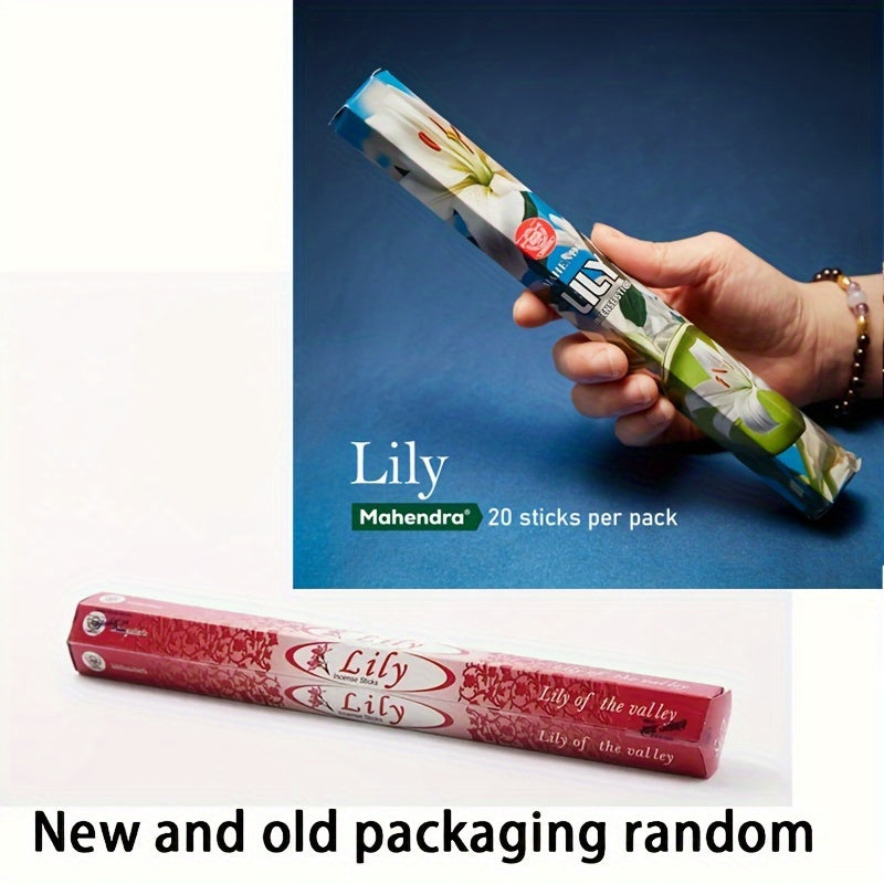 20 sticks/box - 35 scents to choose from, including incense, rose, jasmine, osmanthus and amber. These incense sticks are perfect for air purification in living rooms, bedrooms, and hotels, and are also suitable for offices and entertainment venues to rel