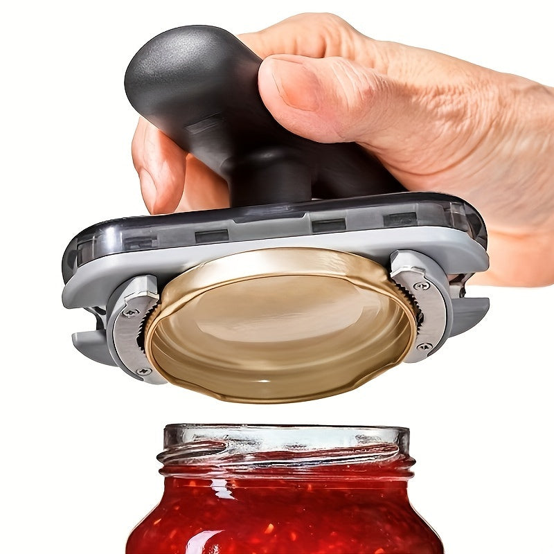 [EasyOpen | Multifunctional] 1pc Multifunctional EasyOpen | Manual Jar Opener, ABS Material | Effortless Lid Removal, Essential Handheld Can Opener