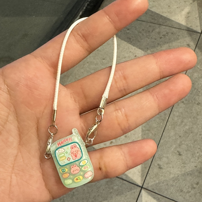 Cute Colorful Cartoon Animal Mobile Phone keychain Creative Funny Pendant Bag Hanging Accessories Gift