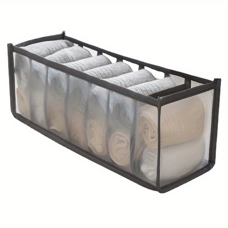 [7 Stackable Storage Bins] 7 Stackable Fabric Storage Bins