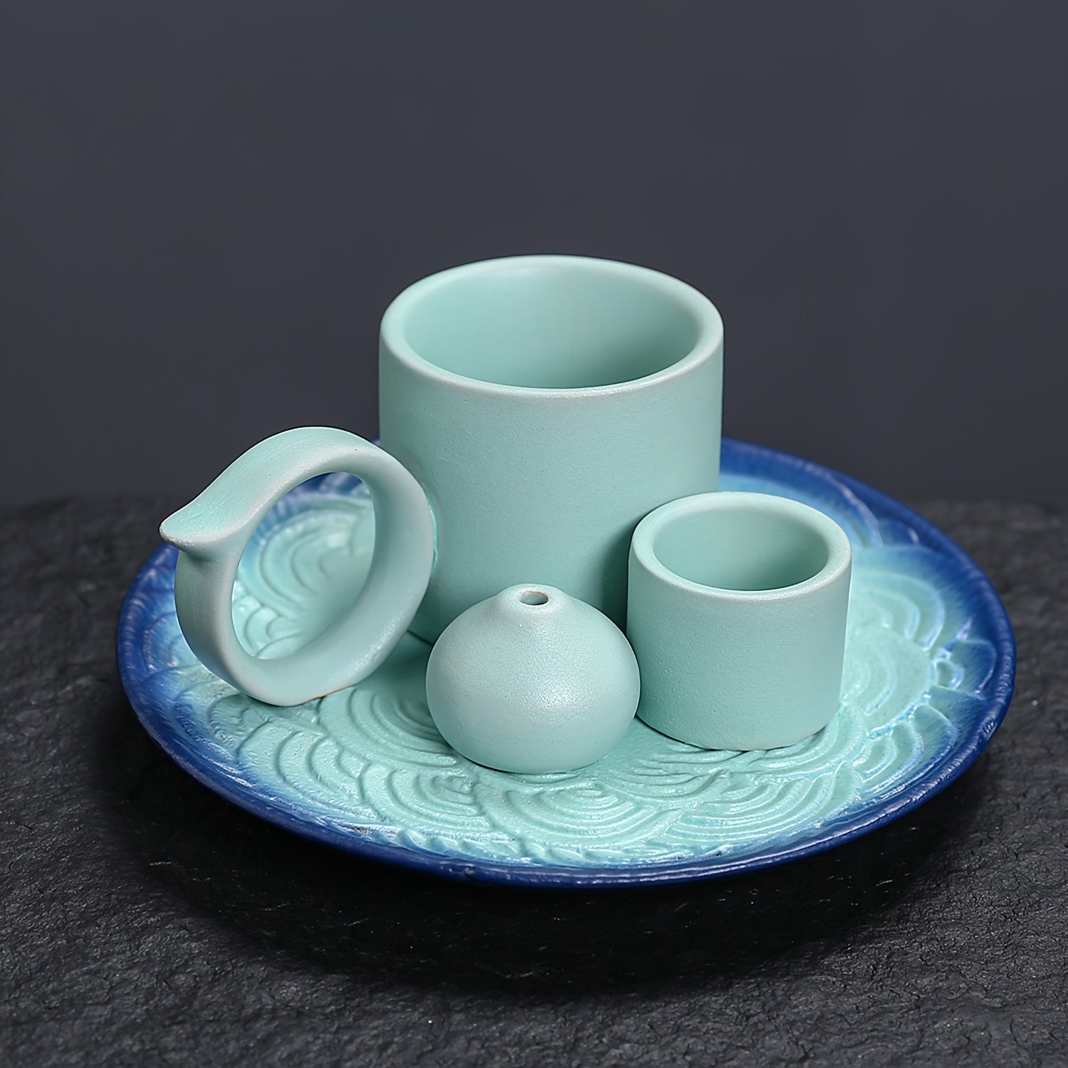 1PC 4 IN 1 Premium Ceramic Incense Burner