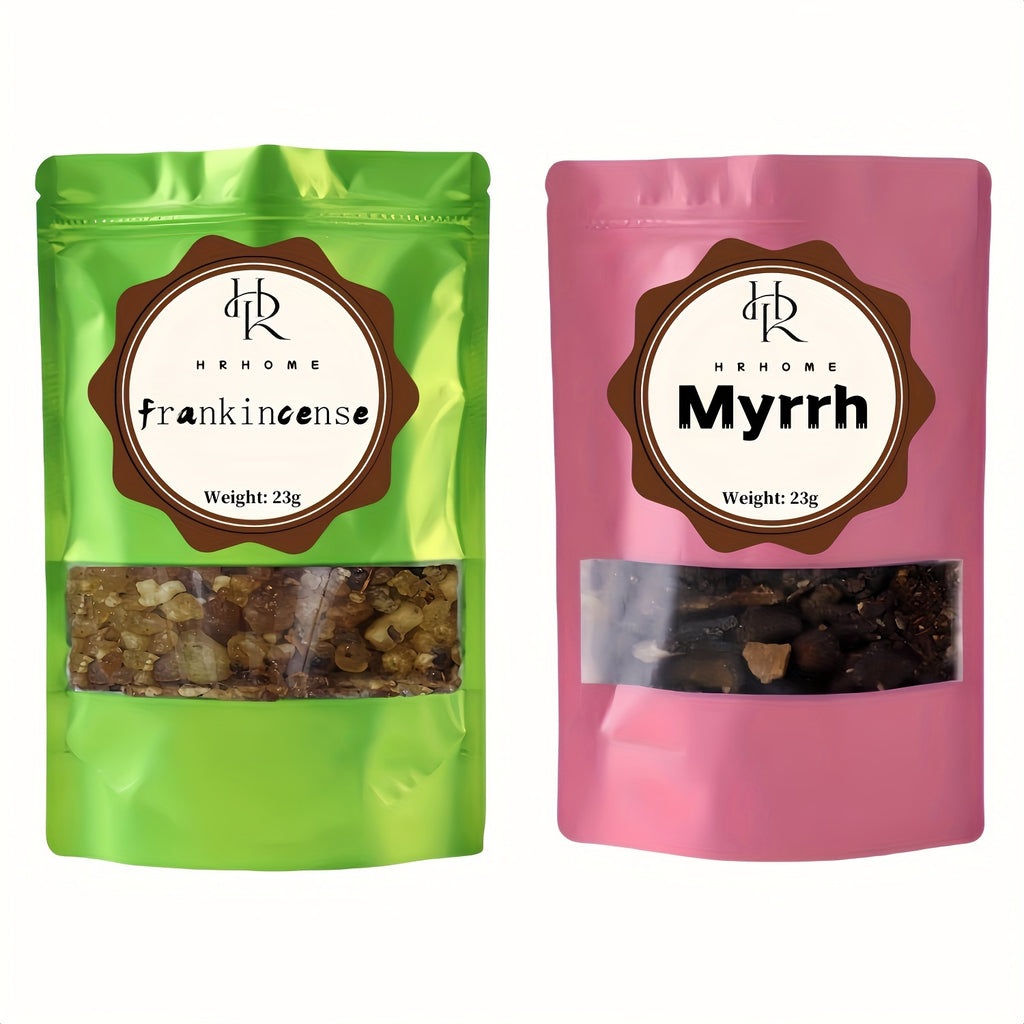 Advanced Somalia Frankincense Resin-Natural Herbal Combination Pack- from Harry Luakchulang|Church Incense|Ruban|for Air Purification, Mental Health, Meditation, Crystal Purification Incense, Suitable for DIY Home Decoration and Spiritual Purification, Pe