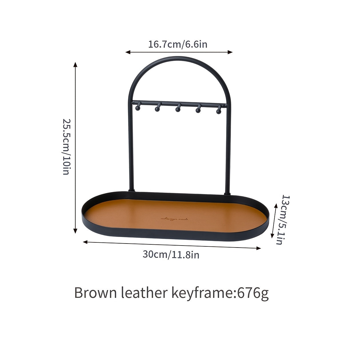 Modern Metal Key Holder & Organizer