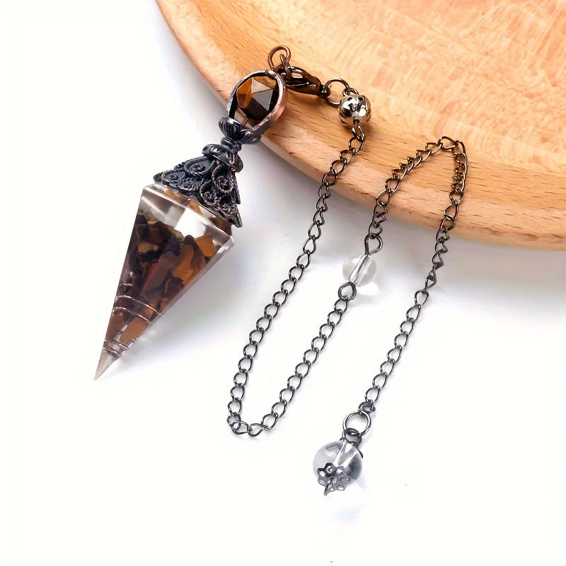 Hexagonal Pendulum Necklace for Balance & Divination - Ideal Gift Choice, DIY Crafts, Jewelry Patterns, DIY Jewelry Crafting Accessories