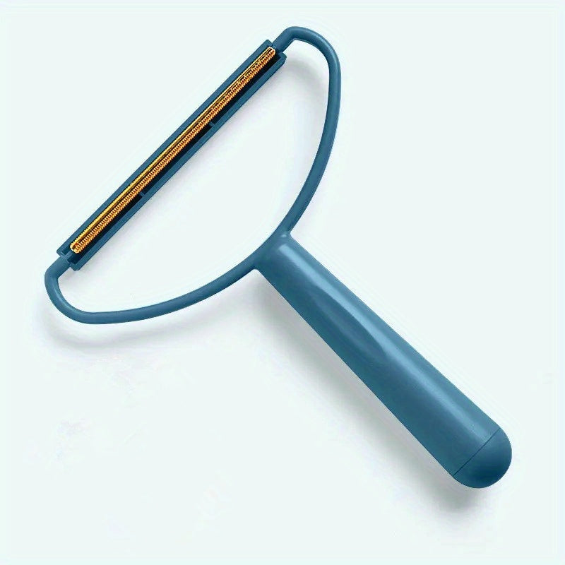 No Electricity Needed Manual Lint Remover - Hard Firmness Reusable Trimmer for Coats, Sweaters, Carpet, Bedding, Pet Supplies - Plastic Handle, Attachment Included
