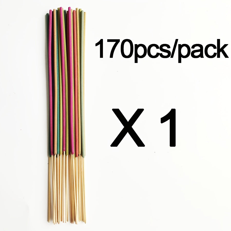 11 Styles of Clean, Low-Powder 22cm Flower and Wooden Handmade Bamboo Sticks Incense, Optional with Jasmine Mint White Sage Rose Lavender Sandalwood Lemongrass Dragon Blood Flower Frankincense Cherry Blossom Vanilla Mixed Scents, Suitable for Home Hotel O