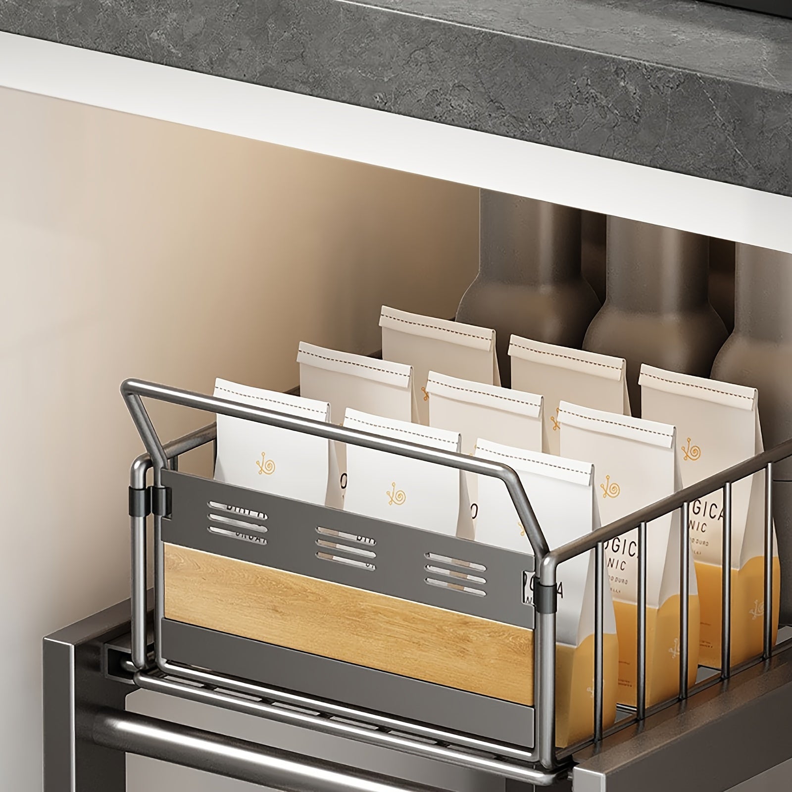 2 Tier Basket Drawer Organizer