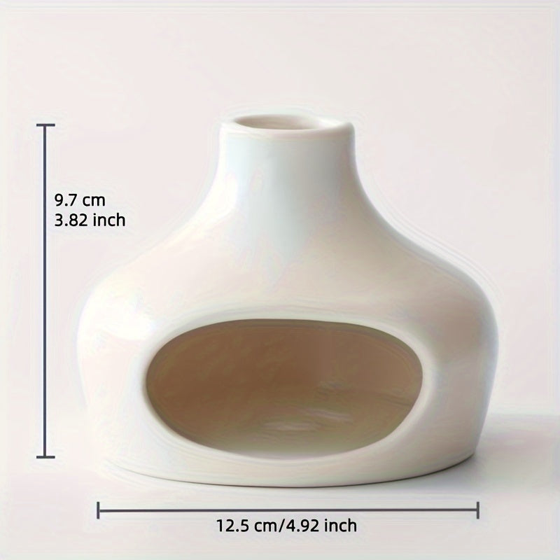 White Ceramic Incense Burner