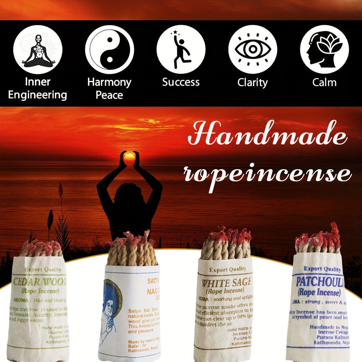160pcs Nepalese Handmade Rope Incense Combination