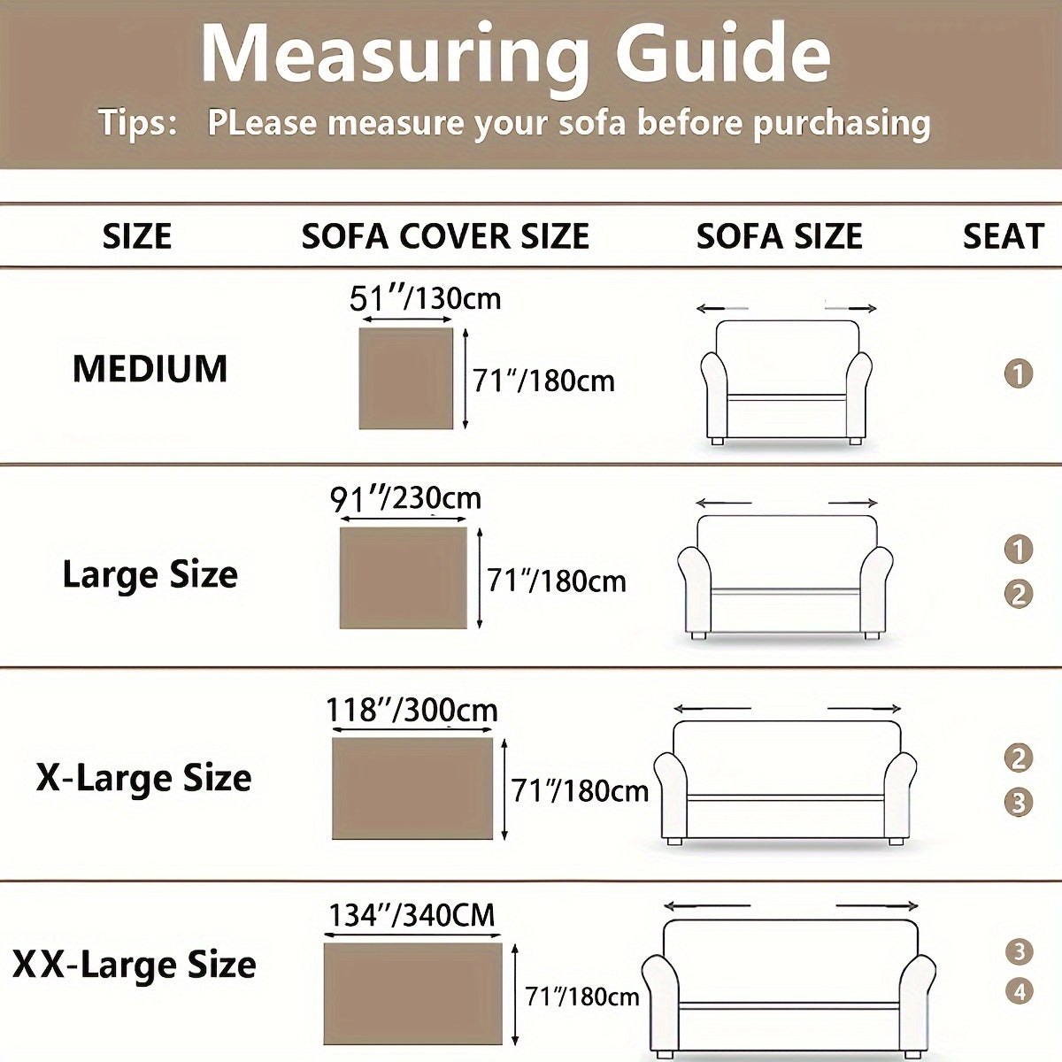 1pc Pet-Friendly Sofa Cover - Washable, Modern Gray Chenille Slipcover for 3-4 Cushion Sofas, Sectional Couch Protector for Living Room Furniture, Petfriendly Design, Sofa Protection Cover