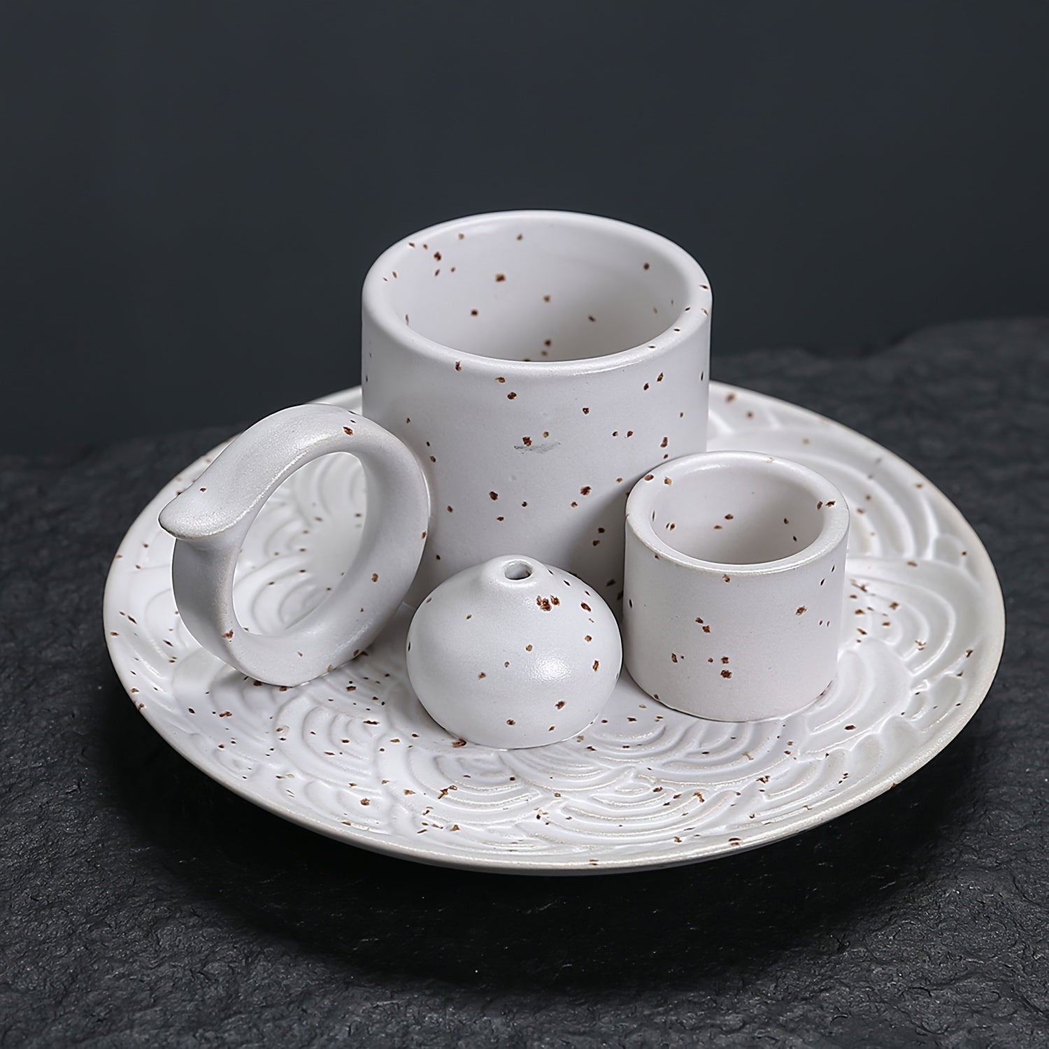 1PC 4 IN 1 Premium Ceramic Incense Burner