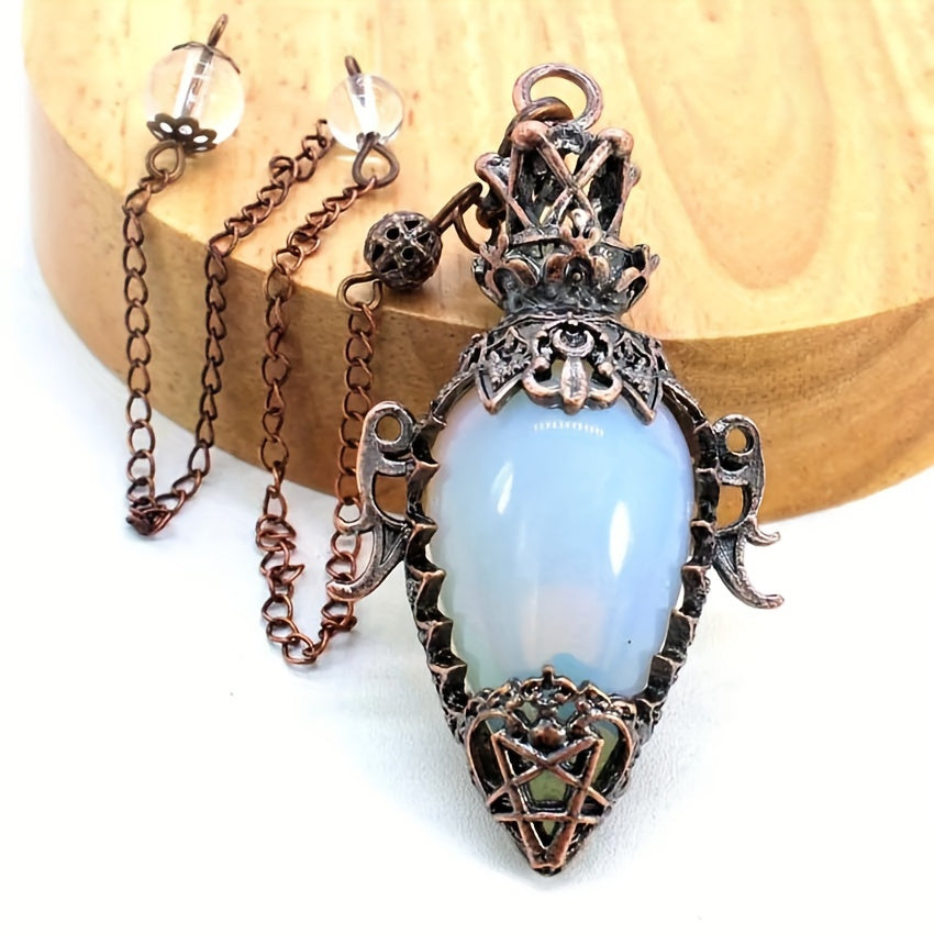 1pc Artificial Crystal Gemstone Hollow Bottle Shape Suitable for Home Fortune Telling Game Quartz Pendant, Ornament Home Office Desktop Decoration Crafts New Year, Valentine's Day, Easter Gift Small Statue Ornaments