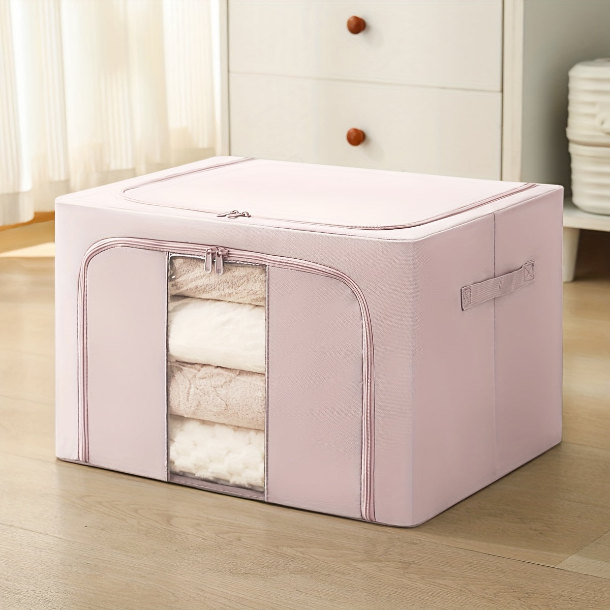 HEART LEAF Foldable Storage Box with Clear Window