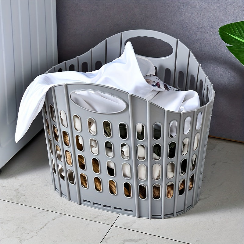 Home Space-Saving Foldable Laundry Basket, Large Capacity Clothes and Plush Toy Storage Bin, Laundry Baskets