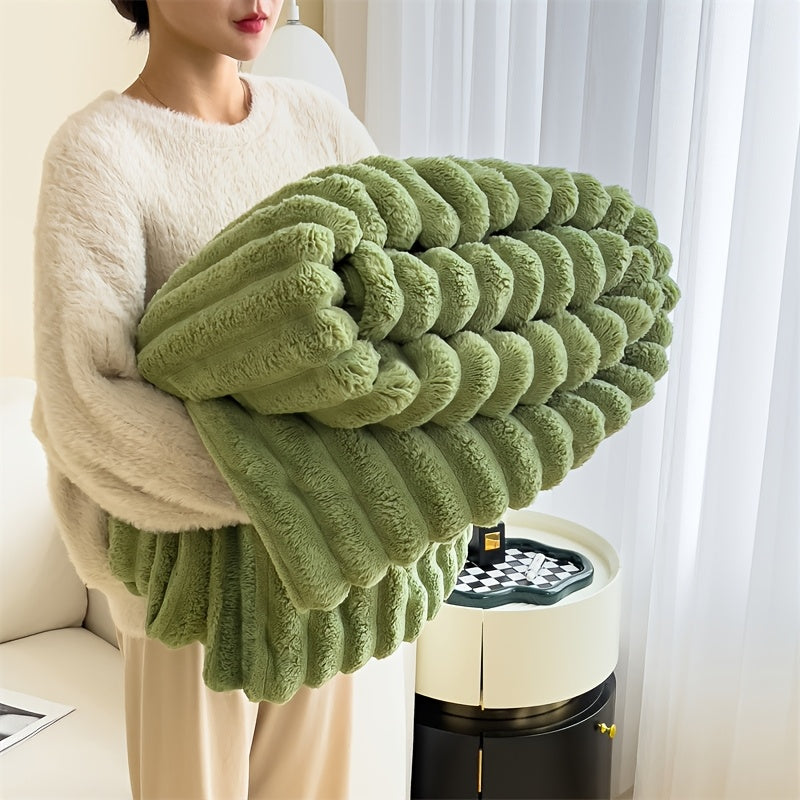 Ultra-Soft Double Luxurious Sofa Blanket