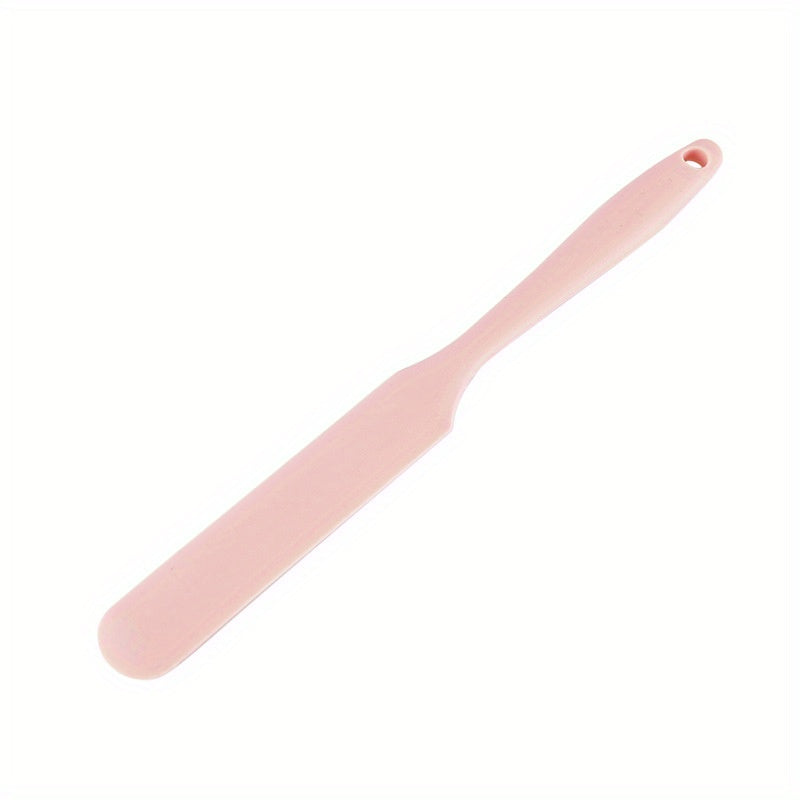 1pc, Silicone Jar Spatula, Non-Stick Icing Spatula, Food Grade Silicone, Heat Resistant, Baking Tools, Kitchen Gadgets, Kitchen Accessories