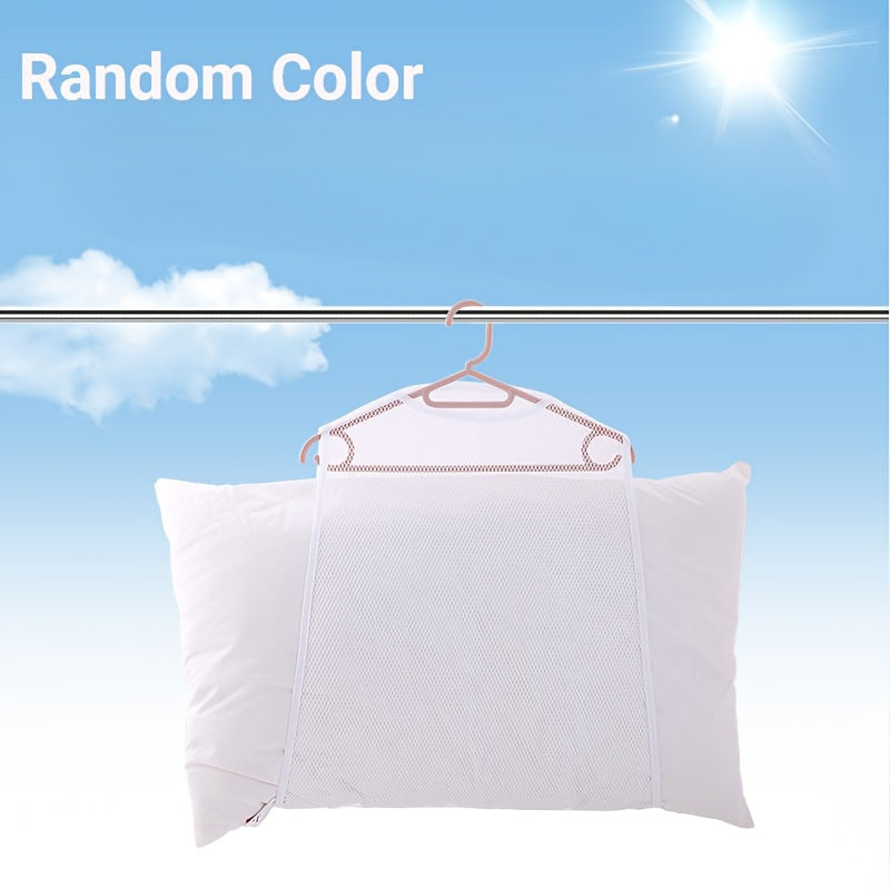 1/2pcs Multi-Functional Laundry Drying Net for Pillows And Toys, Fabric Care, Space-Saving And Organizing Mesh Bag