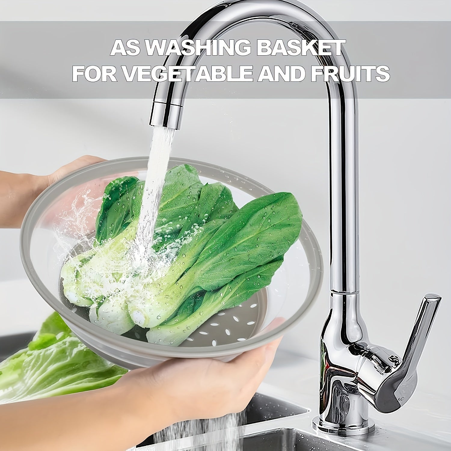 Microwave Plate Cover Collapsible Food Plate Lid Cover - BPA Free, Easy Grip, Microwave Plate Guard Lid with Steam Vent & Colander Strainer for Fruit