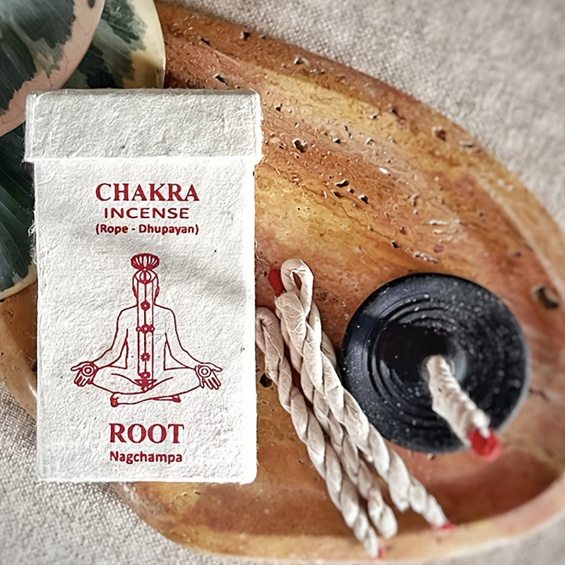 1pc of Nepalese seven chakra rope incense sticks, about 35pcs per pack