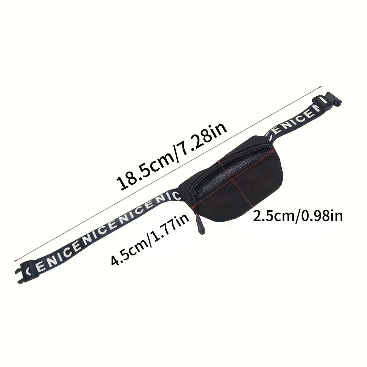 Mini Satchel Crossbody Waist Bag Travel Bag, Mini House Decoration