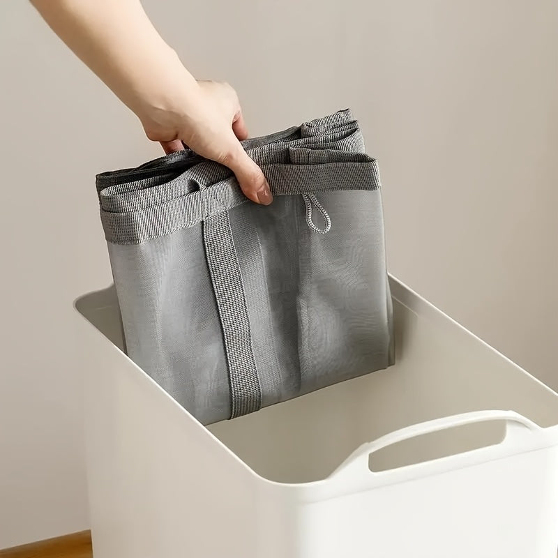 [Folding Laundry Basket] 1 Folding Laundry Basket | Portable Dirty Clothes Storage Bag with Handle, Suitable for Bedroom, Laundry Room, Bathroom, Toys and Sundries, Festival Gifts, Mother's Day Gifts